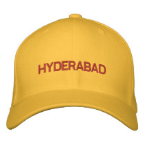 Hyderabad Cap Embroidered Baseball Caps
