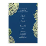 Hydrangea Blueberry Wedding Program invitations
