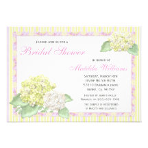 Hydrangea Bridal Shower Invitation