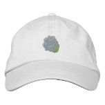 Hydrangea embroidered hats