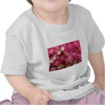 Hydrangea in pink t shirts
