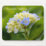 Hydrangea Inspirational Flower Photo Mousepad