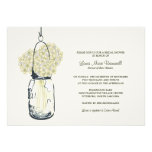Hydrangea & Mason Jar Bridal Shower Custom Announcement