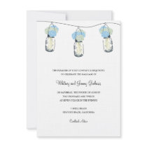 Hydrangea & Mason Jar Wedding Reception