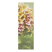 Hydrangea Save the Date Business Cards