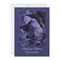Hydrangea Wedding Invitation