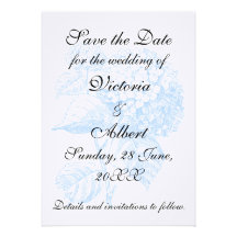 Hydrangea Wedding Invitation