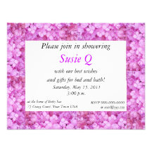Hydrangea Wedding Shower Invitation