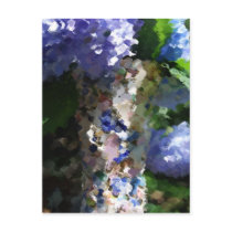 Hydrangeas in China Vase Post Card