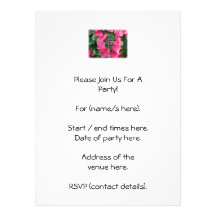 Hydrangeas. Pink Flowers. White. Announcements