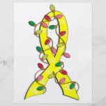 Hydrocephalus Christmas Lights Ribbon Personalised Flyer