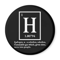 hydrogen - a gas which turns into people