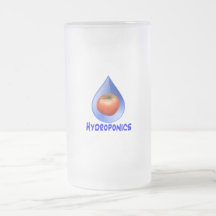 Hydroponic Tomato water drop design logo Coffee Mug