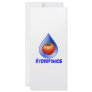 Hydroponic Tomato water drop design logo Rack Cards