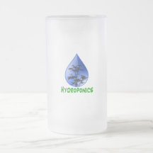 Hydroponics design-black bamboo coffee mug