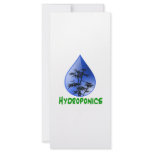 Hydroponics design-black bamboo rack cards
