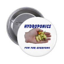 Hydroponics Fun White Habanero Peppers Hand Button