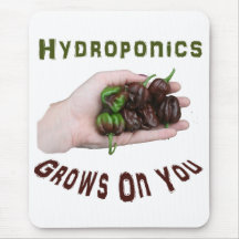 Hydroponics Grows On You Chocolate Habanero Mouse Pads