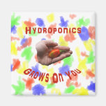Hydroponics Grows on you Habanero Pepper Hand Magnets