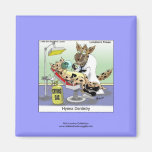 Hyena Dentistry Cartoon Funny Novelty Magnet