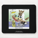 Hyena Dentistry Cartoon Funny Quality Mouse Pad