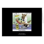 Hyena Dentistry Cartoon On Quality Greeting Card