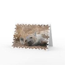 Hyena Picture Greeting Card