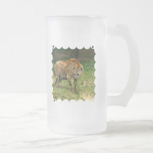 Hyena Prowl  Frosted Beer Mug