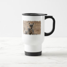 Hyenas Plastic Travel Mug