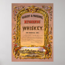 Hygienic Whiskey: 1860 - Poster