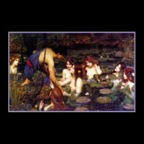 Hylas and the Nymphs - by John Waterhouse posters