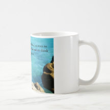 Hypatia Quote about freedom of thought Mug