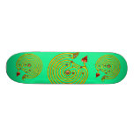 HYPER LABYRINTH, green Skate Board