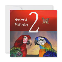 HYPER PARROTS / First Birthday Party, Red