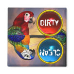 HYPER PARROTS /RED AND BLUE ARA magnets
