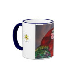 HYPER PARROTS / RED AND BLUE ARA mugs