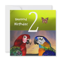 HYPER PARROTS / Second Birthday Party, Yellow