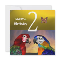 HYPER PARROTS / Second Birthday Party, Yellow