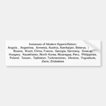 Hyperinflation Bumper Stickers
