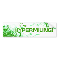 Hypermiling Bumper Sticker
