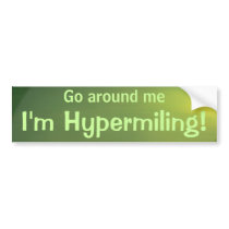 Hypermiling Bumper Sticker II