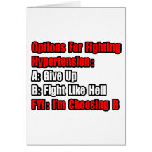 Hypertension Fighting Options Card