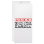 Hypertension...Not a Sentence rack cards