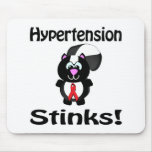 Hypertension Stinks Skunk Awareness Design Mousepad