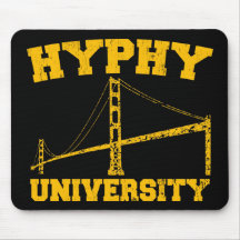 Hyphy University yay area Mouse Mats