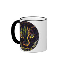 Hypno Kitty Mug Left Handled