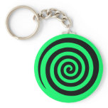 Hypnotic Swirl Keychain