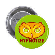Hypnotise Owl Button