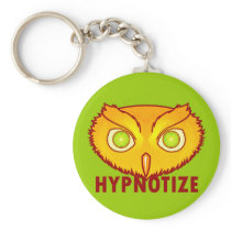 Hypnotise Owl Keychain