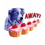 Hypnotised - Stains The Cupcake Dog - Away! t-shirts
